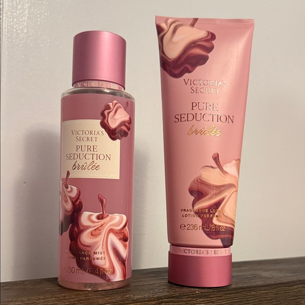 Victoria's Secret Pure Seduction Brûlée Set - Pink and Cream